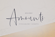 Amounts, a Script Font by artisans (Thumbnail 7 of 7)