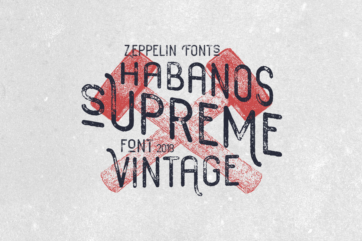 Habanos Retro Font preview 3