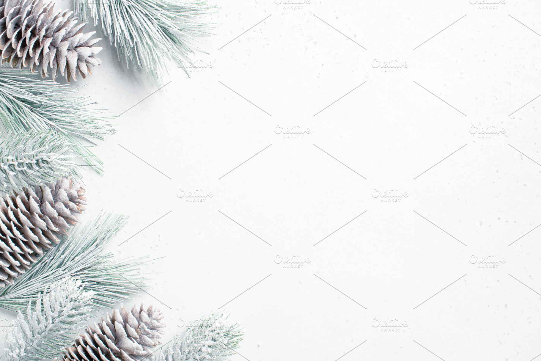 White Christmas background, a Holiday Photo by AlinaKho