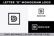 Letter D Monogram Logo, a Branding & Logo Template by Mauro Bertolino (Thumbnail 3 of 6)