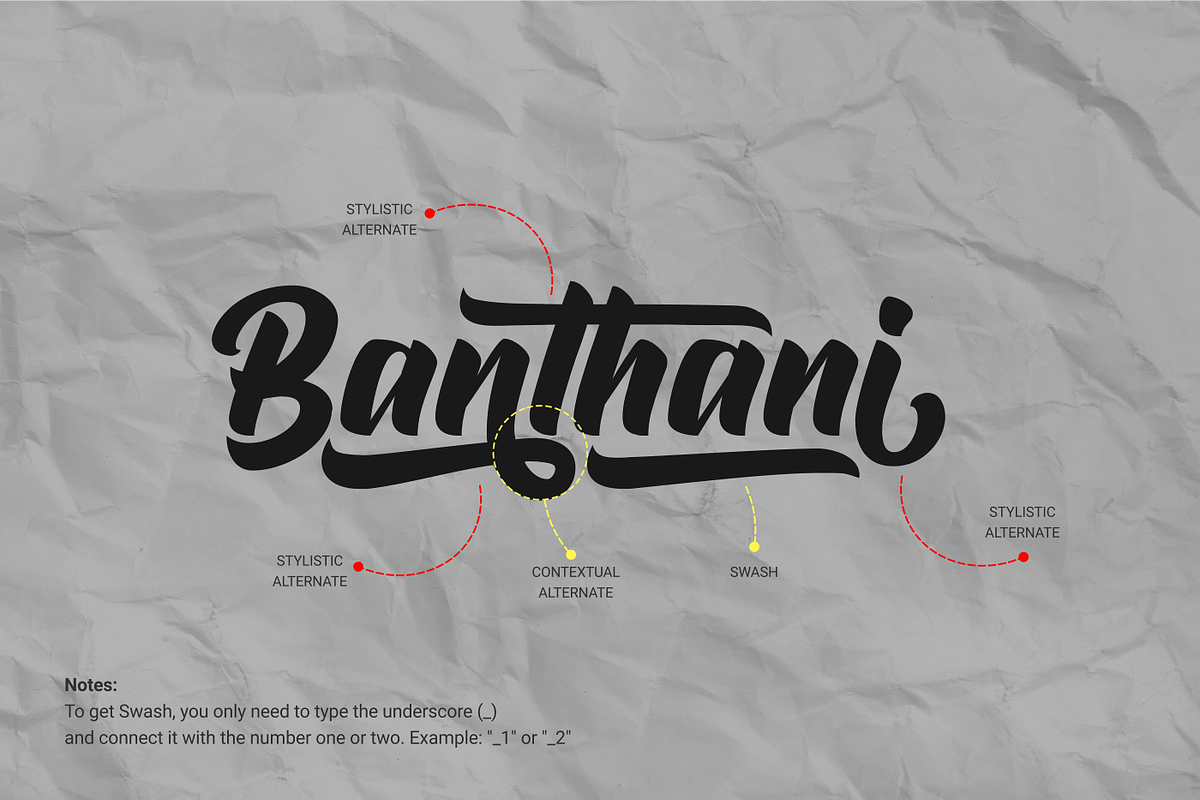 Bantani – Dynamic Bold Script Font, a Script Font by NURF Designs (Photo 2 of 10)