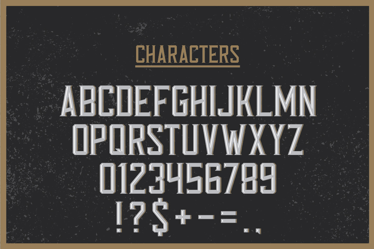 Tennessee Whiskey label font preview 2
