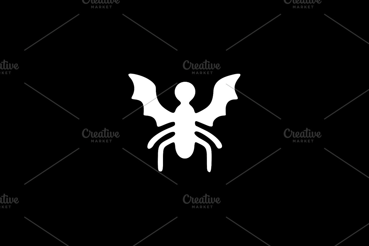 Bat Insect Silhouette Vector, an Animal Illustration by Vectorium Studio (Photo 2 of 4)