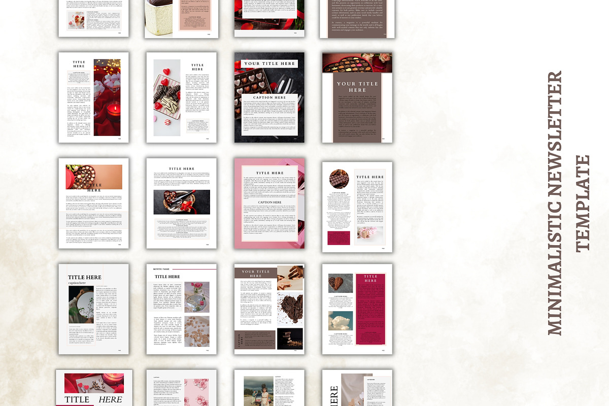 Minimalistic Newsletter Template, a Design Template by Digital By Nikoleta (Photo 11 of 22)