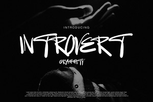 Introvert Graffity Font