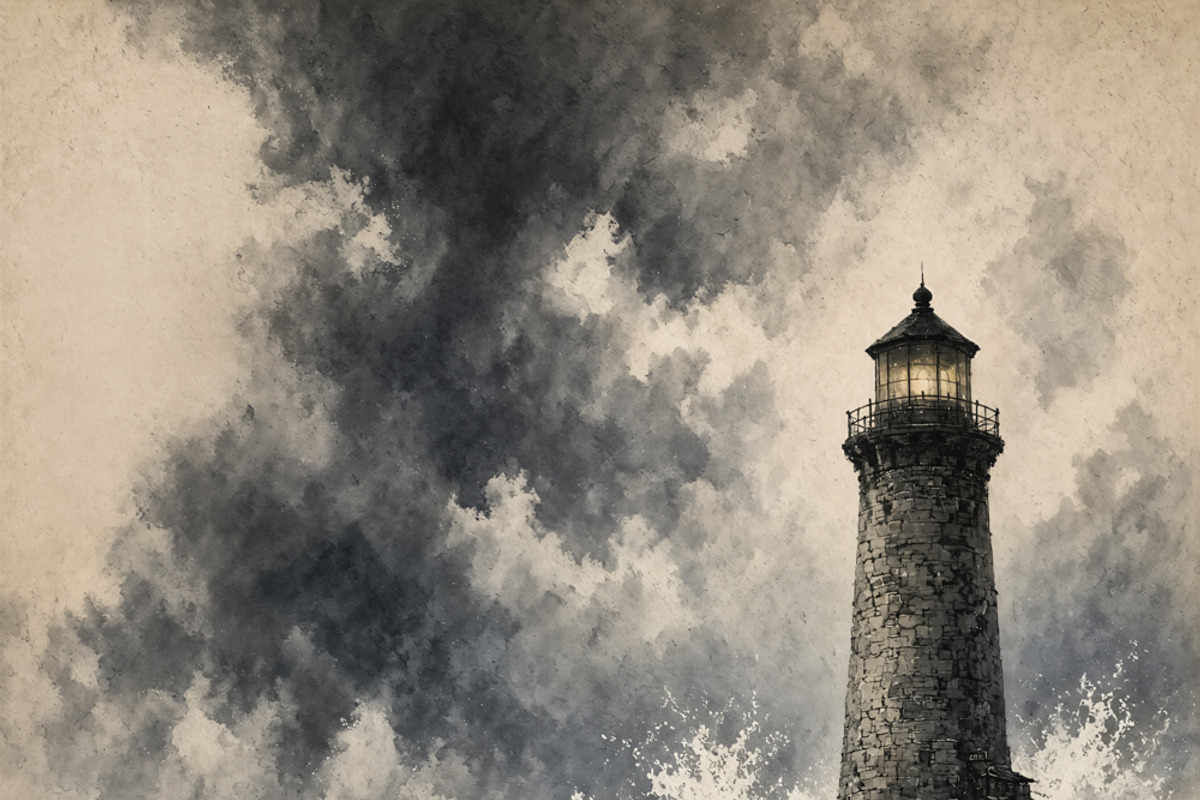 Rain and Storm at Sea, a Background Graphic by h.utomo (Photo 24 of 24)