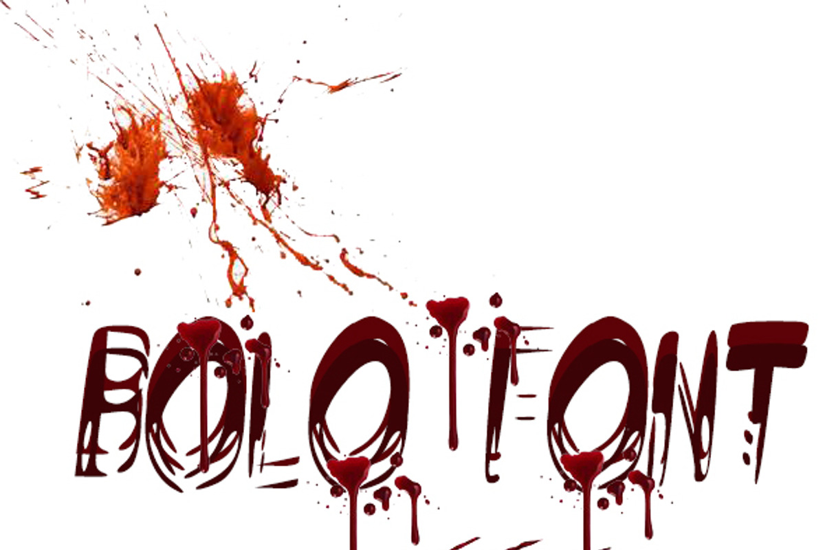 BLOOD FONT preview 2