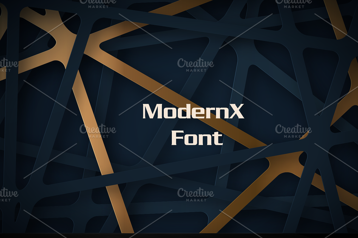 ModernX Font-025-24, a Font by canve (Photo 1 of 2)