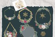 Watercolor winter Christmas frames, an Illustration by WonderWonder (Thumbnail 3 of 10)
