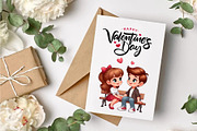 Cute cartoon couples in love., a Person Illustration by KENO Mascots (Thumbnail 7 of 8)