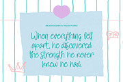 Holfing Notes Notes Handwritten, a Script Font by stylishtype.co (Thumbnail 3 of 10)
