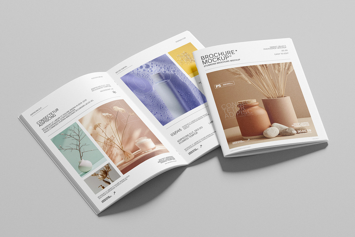 FOLIO / US Letter Brochure Mockup, a Books & Magazine Mockup by Toasin Studio (Photo 4 of 8)