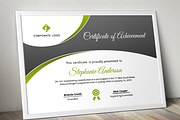 Curve Bar Modern Certificate (pptx), a Stationery Template by Inkpower (Thumbnail 5 of 6)