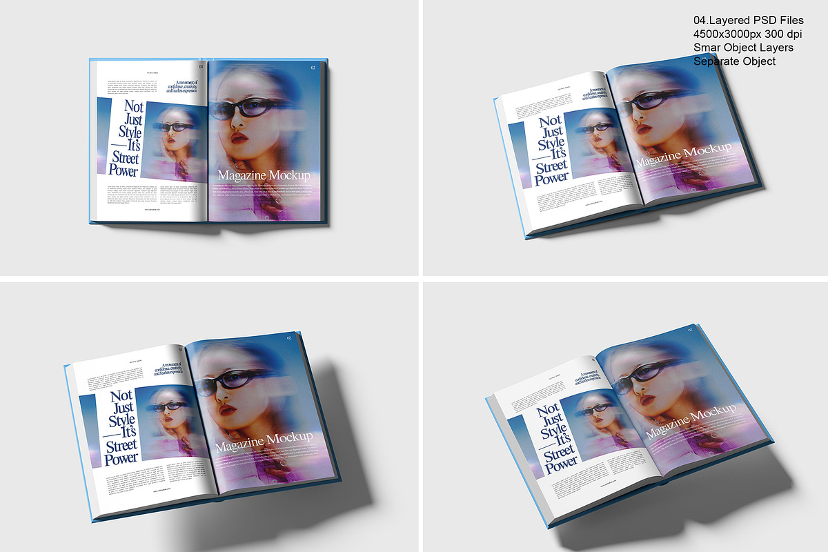 High-Quality Magazine/Book Mockup, a Books & Magazine Mockup by safrizalstudio (Photo 1 of 5)