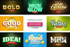 3D Text Effects Collection Vol 31