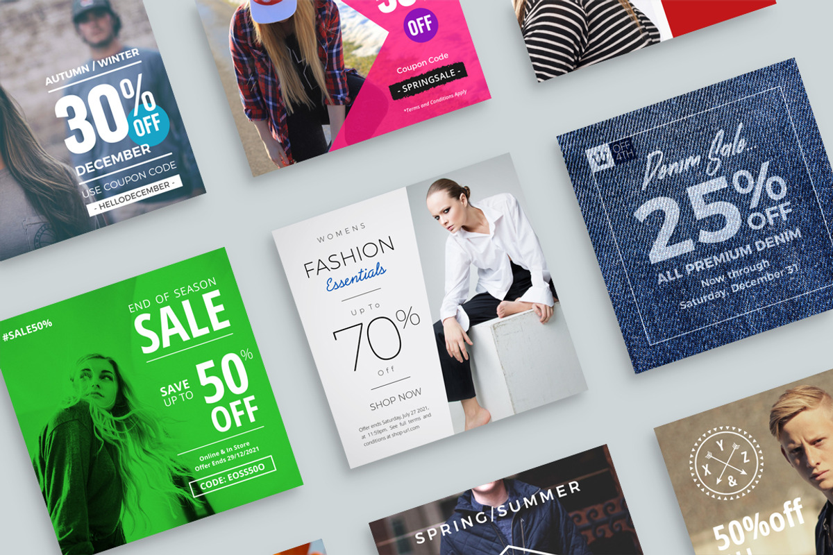 42 Fashion Instagram Banners, a Social Media Template by Studio Siv (Photo 6 of 6)