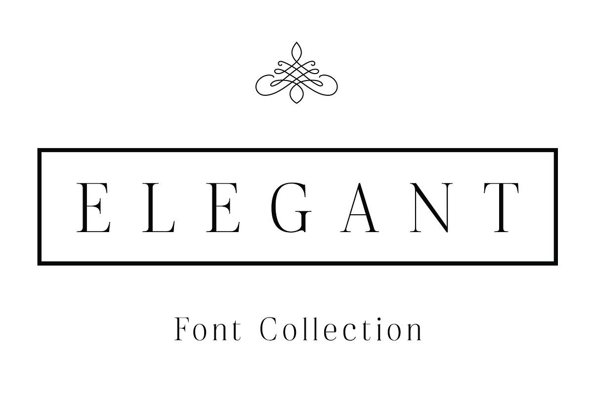 Elegant - Font Collection - 7 Fonts