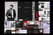 Marketing Plan Presentation Template, a Presentation Template by E-Type (Thumbnail 1 of 5)