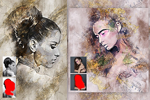 Journal Art Photoshop Action