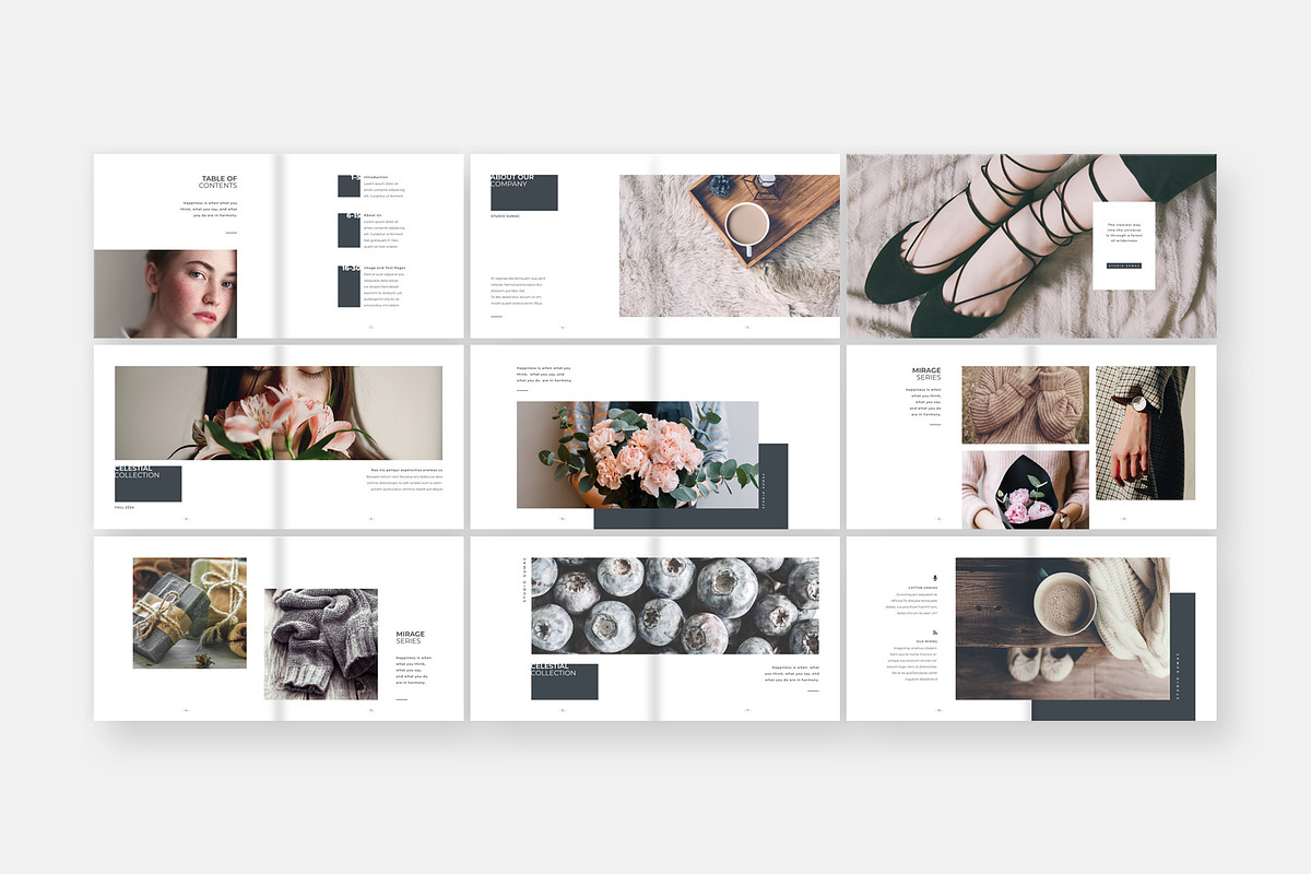 Hickory Lookbook Template, a Brochure Template by Studio Sumac (Photo 5 of 7)