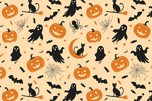 Seamless halloween pattern