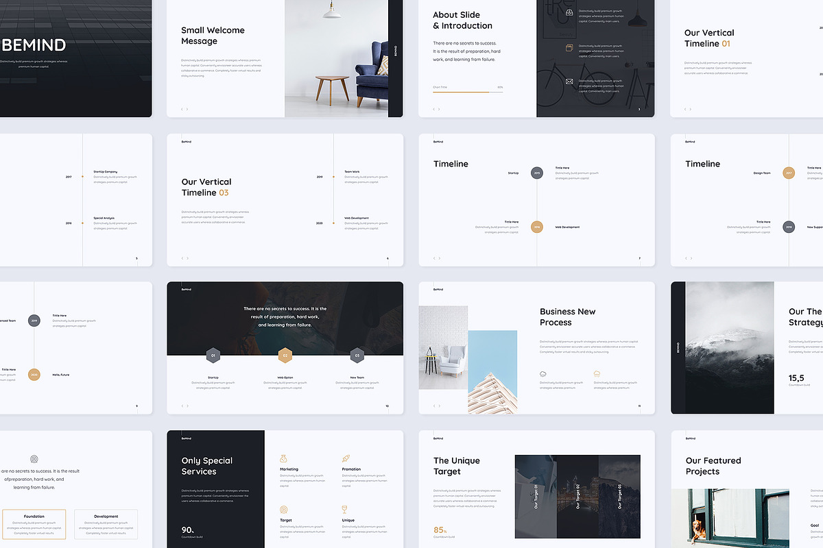 BeMind - Minimal & Creative Template, a Presentation Template by UDEA Store (Photo 10 of 18)