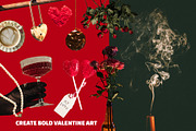 Moody Valentine Collage Kit, an Object Graphic by Anzhelika (Thumbnail 8 of 12)