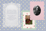 Gingham Garden Print Papers & Frames, a Background Graphic by Lidberia (Thumbnail 10 of 12)