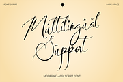 Salamander Bridge Classy Script, a Script Font by Haps Space (Thumbnail 7 of 10)