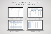 Digital Finance Spreadsheet Bundle, a Templates & Theme by BRANDcontent (Thumbnail 5 of 8)