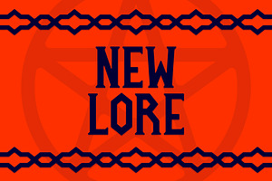 New Lore - A Gothic Serif Font