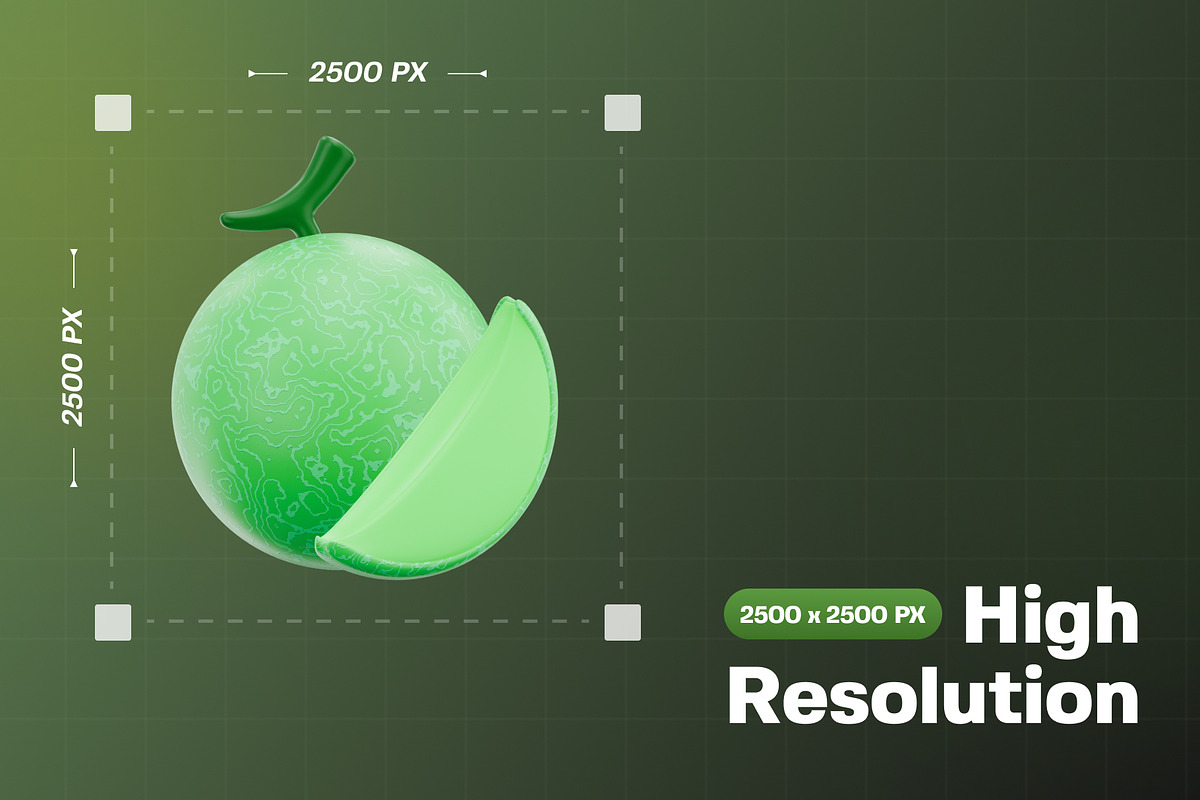 Fruits 3D Icon Pack, an Object 3D Model by Haps Space (Photo 2 of 4)