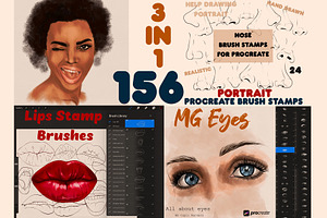 Portrait Brush Stamps Bundle