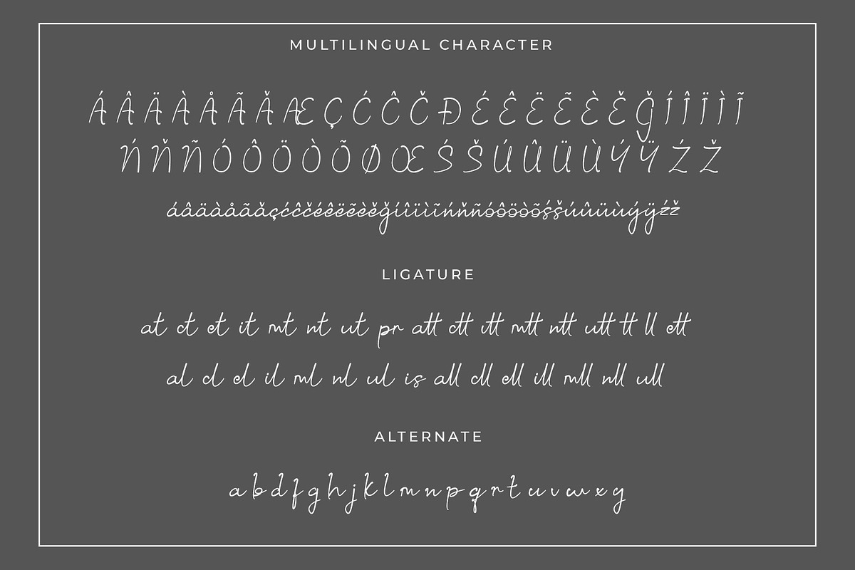 Alisar Modern Script Font, a Script Font by Bilahstudio (Photo 12 of 12)