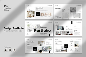 Design Portfolio Template, a Presentation Template by Creative-Work