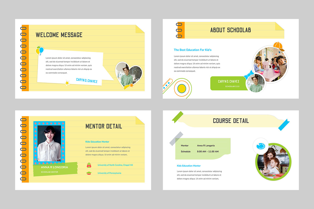 Schoolab - Presentation Template, a Presentation Template by TMint Creative