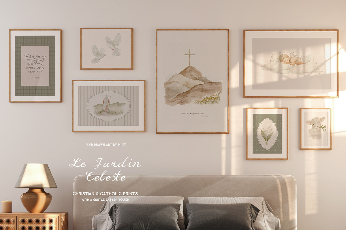 Le Jardin Céleste Christian Prints, a Background Graphic by Muse Artist (Photo 23 of 26)