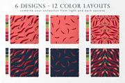 Hot pepper - Set 2, a Pattern Graphic by Yummy (Thumbnail 3 of 13)