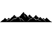 Mountain Range Silhouette, an Object Graphic by Designer_Momina (Thumbnail 8 of 20)