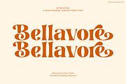 Bellavore, a Serif Font by Muksal Creative (Thumbnail 1 of 10)