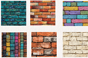 Brick Textures Digital Paper, a Pattern Graphic by CreationArt (Thumbnail 2 of 4)