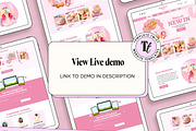 Pink Bakery Cake Website Template, a Wix Template by Template Twist Shop (Thumbnail 3 of 10)