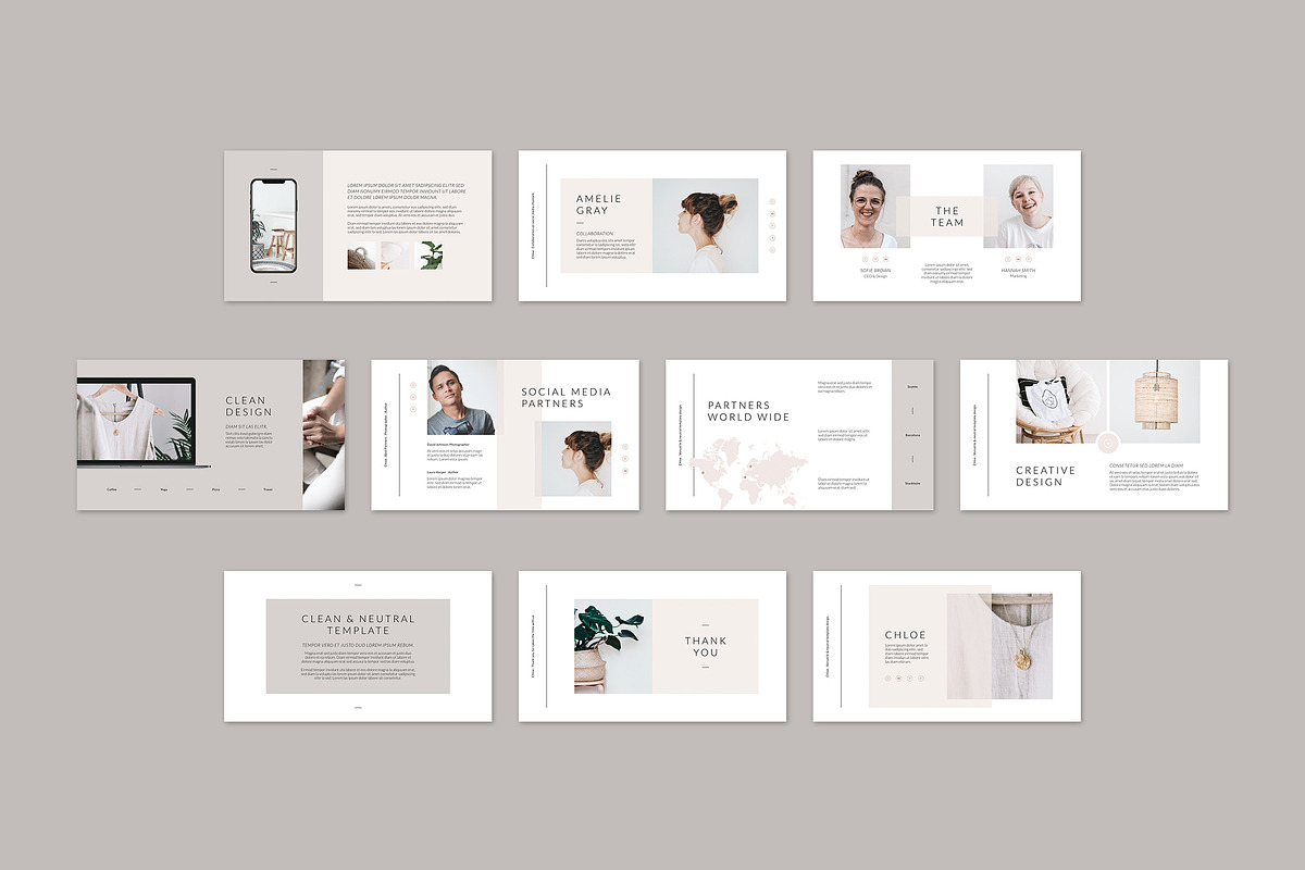 CHLOE Keynote Brand Guidelines, a Presentation Template by AgataCreate (Photo 8 of 13)