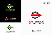 Fast Service logo designs, a Branding & Logo Template by Lucky Creative (Thumbnail 3 of 5)