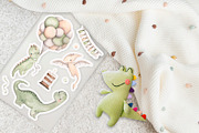 Dinosaur party, an Animal Illustration by NellyaEgorova (Thumbnail 3 of 10)