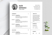 Clean and creative minimal resume, a Resume Template by Blackcloud_Creations (Thumbnail 2 of 7)