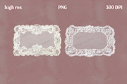 Vintage Fabric Doilies Bundle PNG, an Object Graphic by Marie T (Thumbnail 7 of 24)