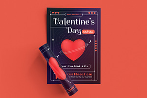 Valentine's Day Flyer Template
