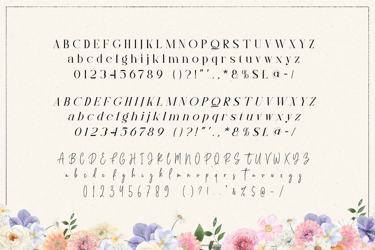 Bloomed Font Duo, a Serif Font by Salt & Pepper Designs (Photo 7 of 9)