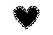 Stitched Heart Silhouette Vector Bun, an Illustration by Designs_River (Thumbnail 11 of 41)